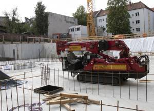 Der nächste Bauabschnitt beginnt bei unserem Nebubauprojekt GRÜNE MITTE im Paulusviertel © FZWG