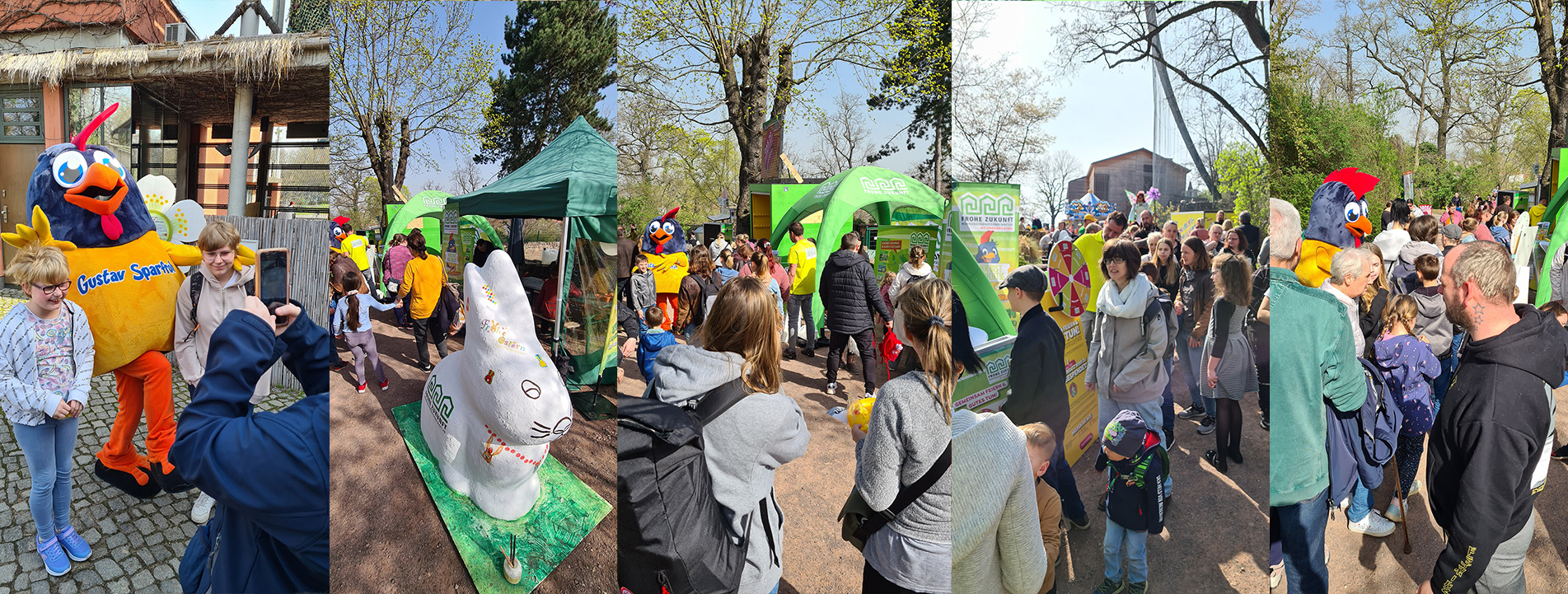 Ostern im Zoo mit der FROHE ZUKUNFT Wohnungsgenossenschaft